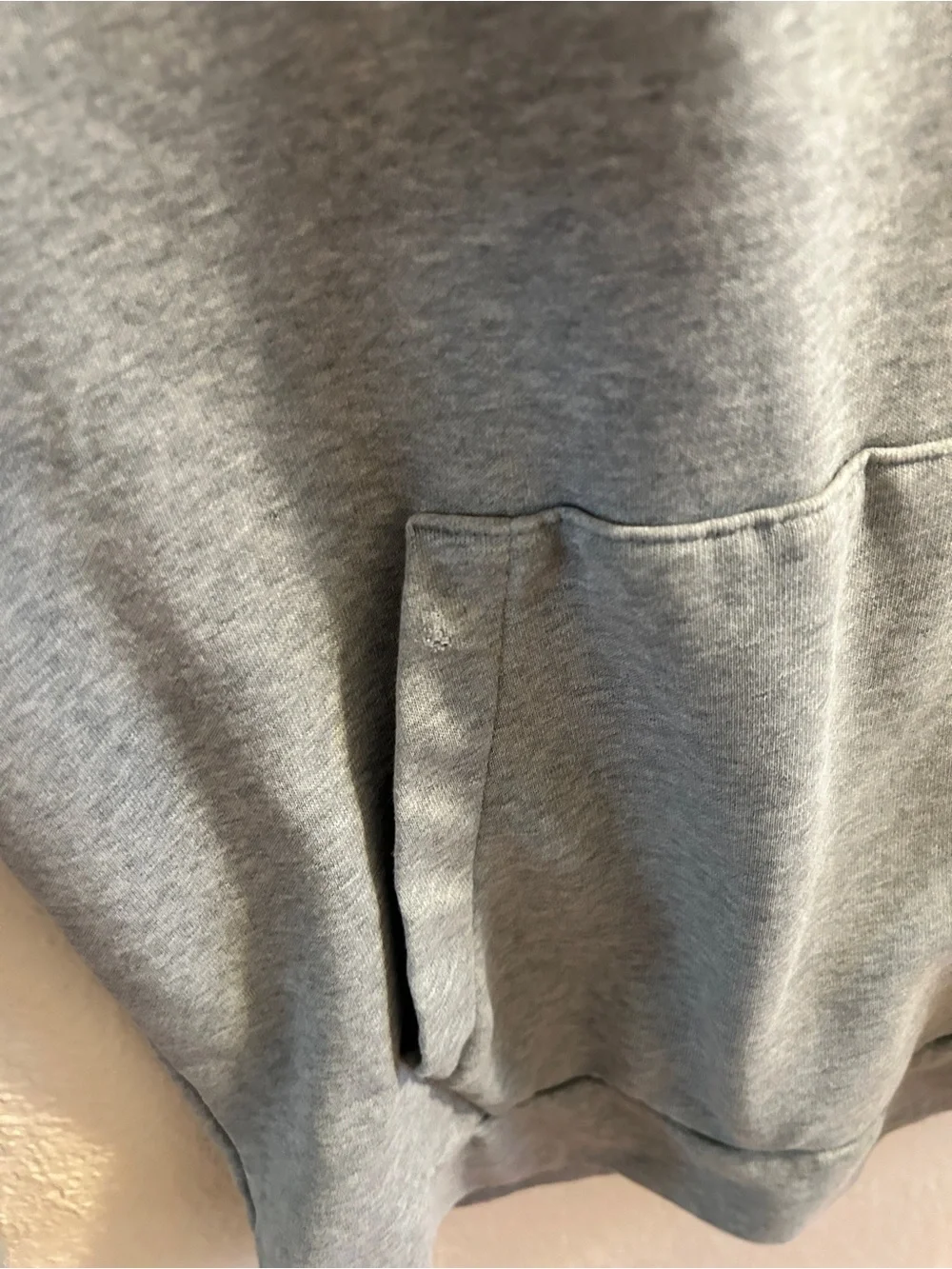 Men’s Nike Gray Hoodie with Black Swoosh